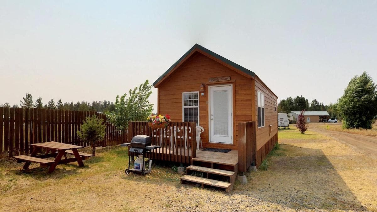 Welcome to Enchanted Forest's Little Bear Cabin.